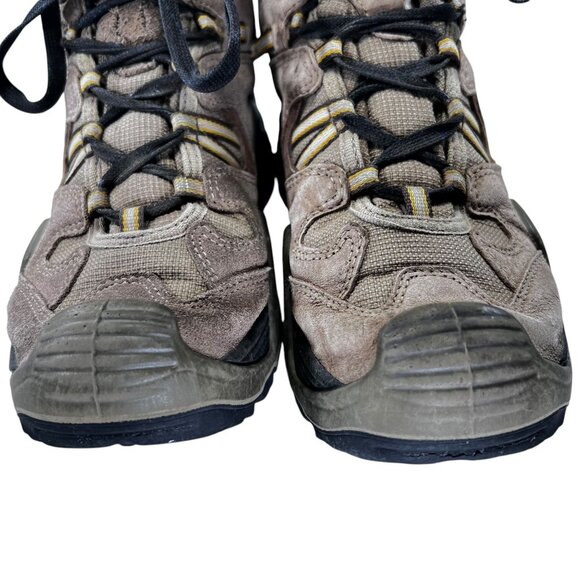 Lowa Mens Renegade Mid Hiking Boots Size 7 EU 38 Brown Vibram Goretex - Picture 14 of 16